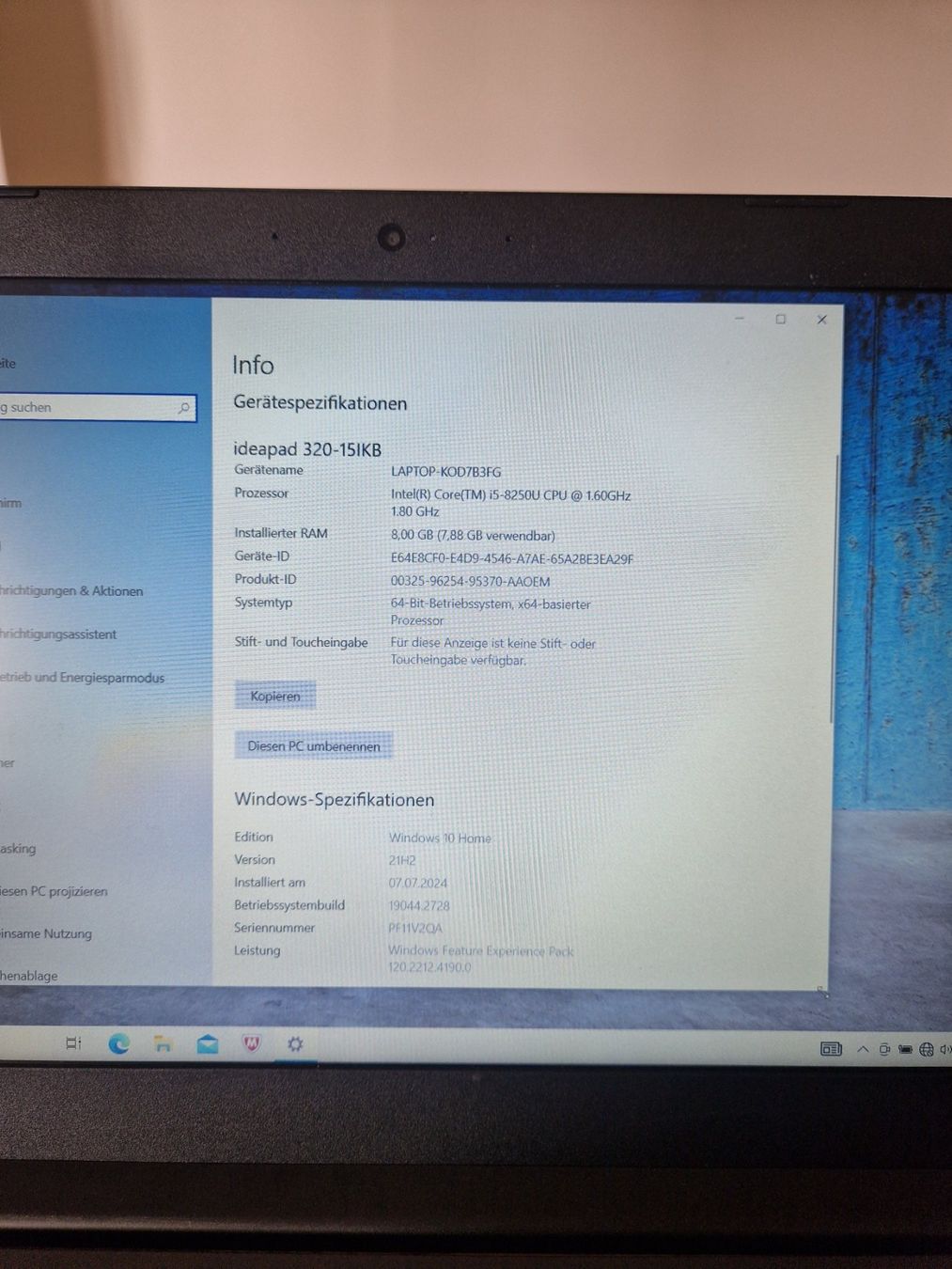 Lenovo Notebooks: Lenovo ideapad 320-15IKB – Gebraucht aus Solothurn von  2