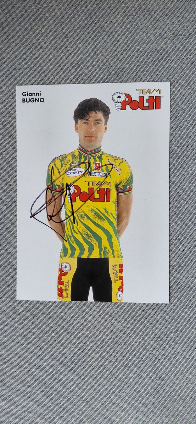 Autogramme: Autogrammkarte Gianni  Bugno – Gebraucht aus Schmerikon von Olympia04