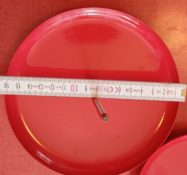Piatti di portata: Rote Etagere mit Herz-Griff – Nuovo (secondo la descrizione) da Flaach venduto da ker_6ml7 2