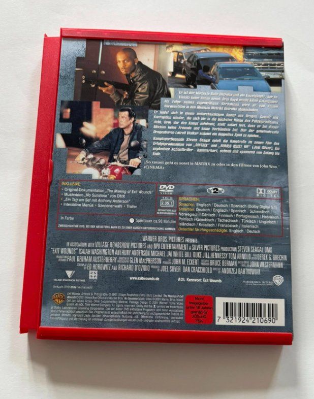 Tutti i DVDs: Exit wounds - Die Copjäger DVD (2001) – Usato da lupfig venduto da maniacs666 3