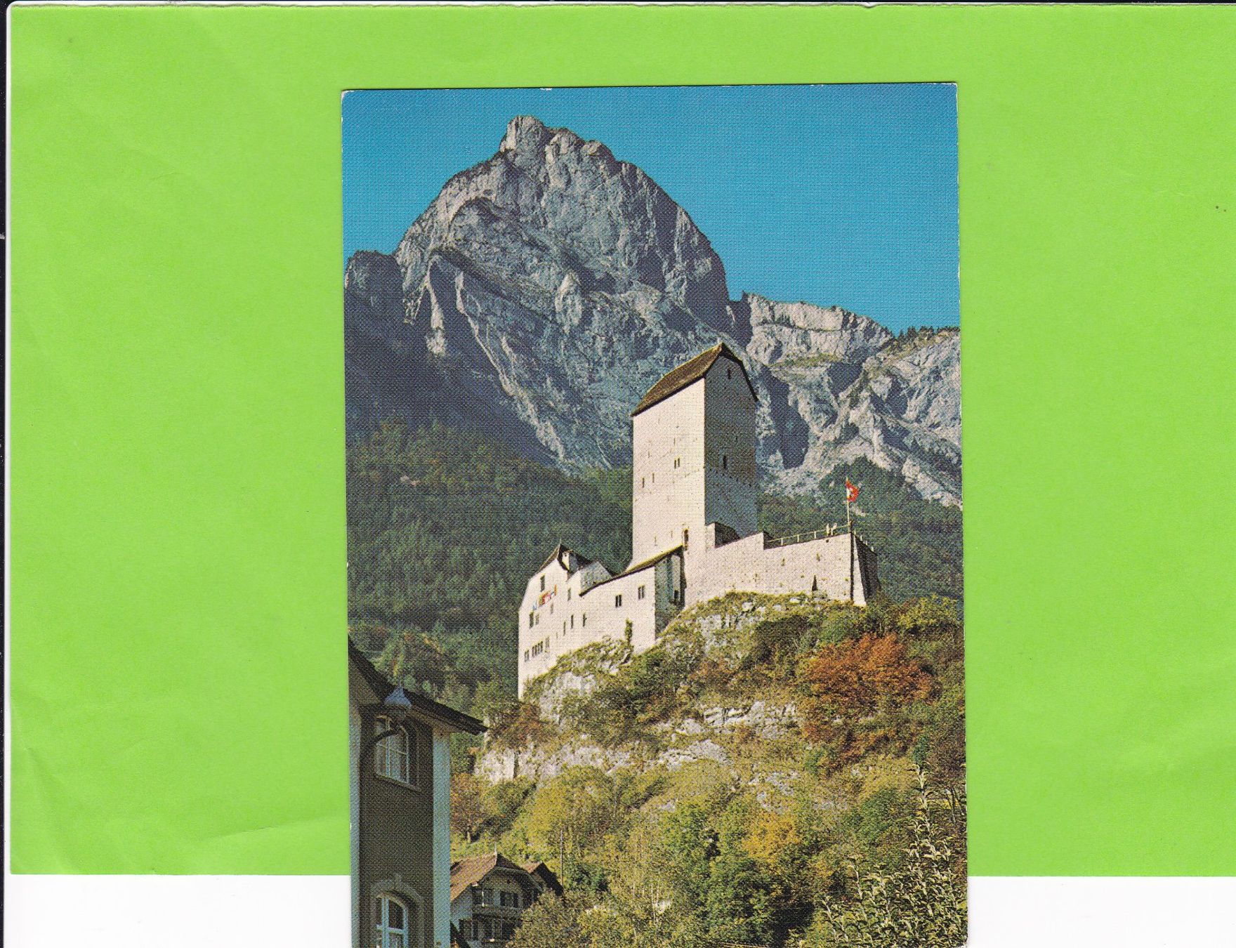 Cartoline postali: Schloss Sargans – Usato da St. Peterzell venduto da neckertal