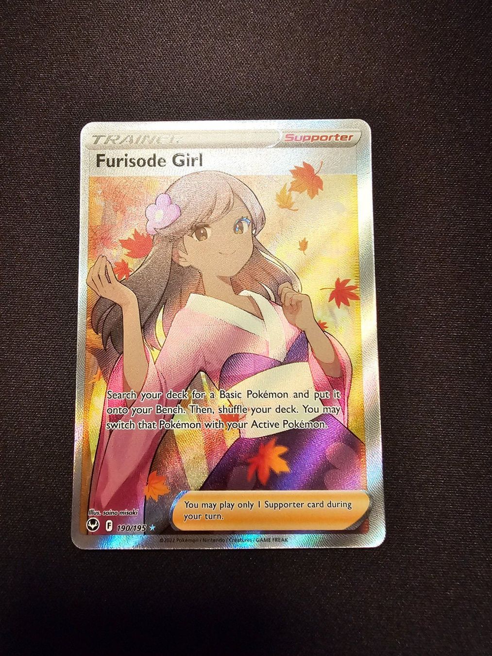 Pokémon Carte collezionabili: Furisode Girl EN 190/195 – Usato da Lufingen venduto da Argannon