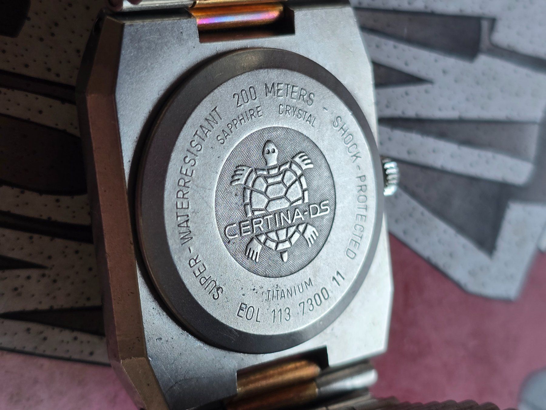 Certina Orologi: 355 Certina DS Titanium / Gold wunderschoen – Usato da Muri AG venduto da Corredor 7