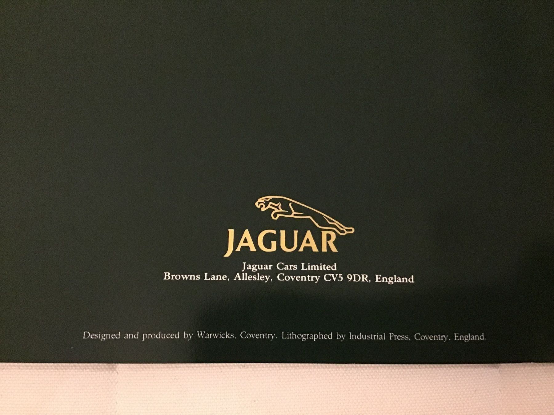 Jaguar Documents: Jaguar 1986 Programm Verkaufsprospekt – D'occasion à Scherzingen par Starseller62 8
