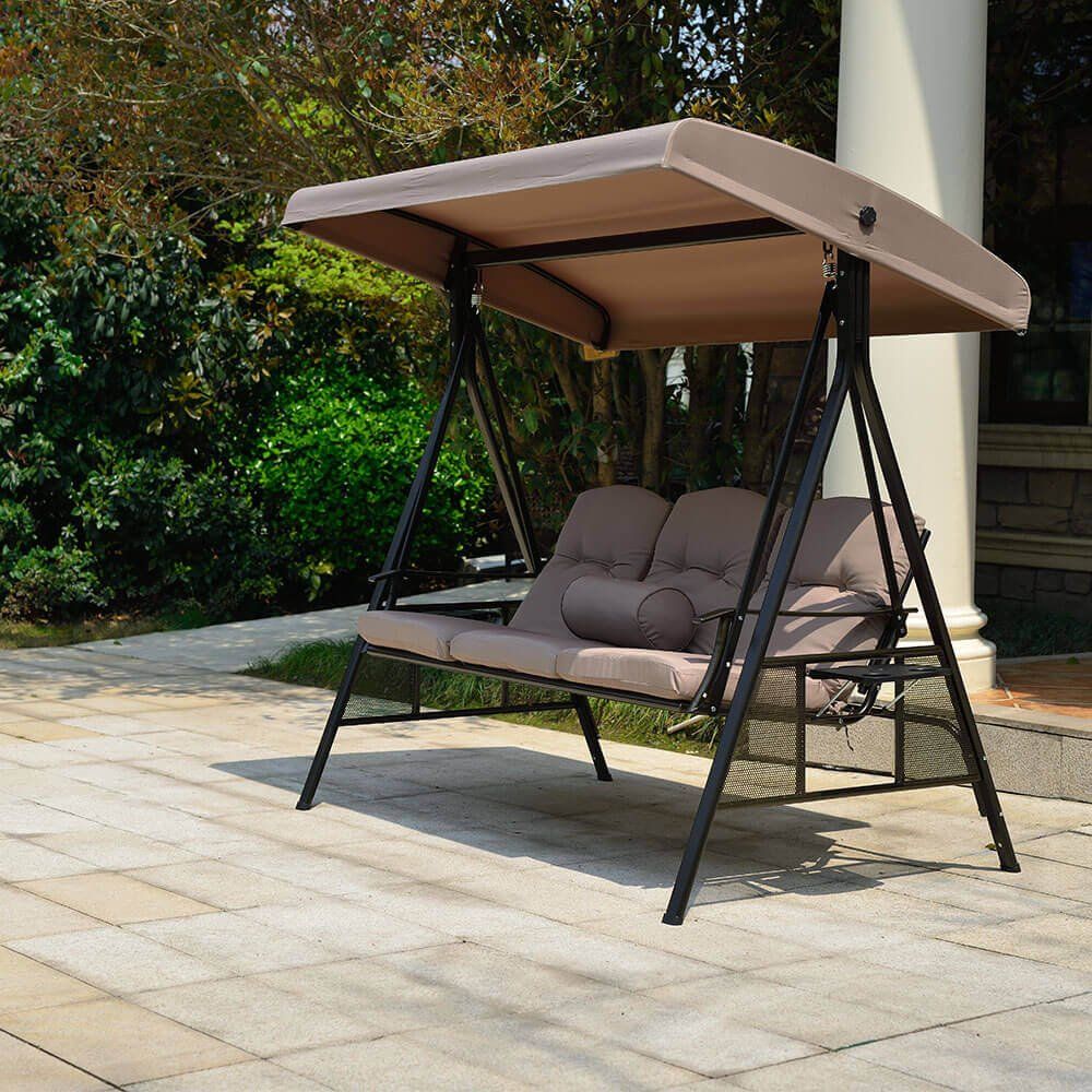 Altre altalene da giardino: 20238 - Hollywoodschaukel SOLO - Beige mit Abdeckung – Nuovo e nell'imballaggio originale da Wallenwil venduto da toesstal-vertrieb 7