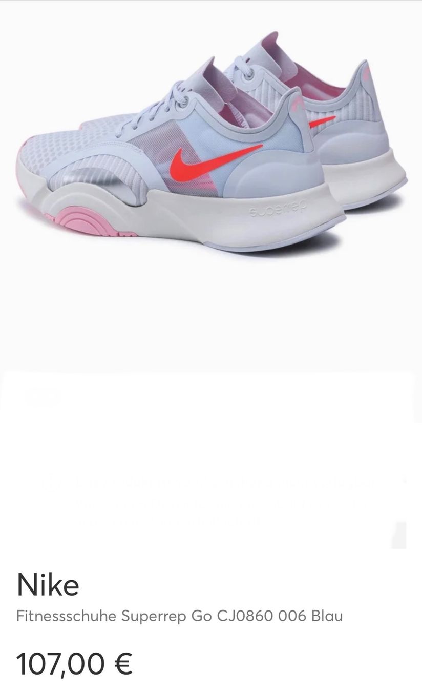 Nike Herrenschuhe: NIKE SuperRep Go 40 41/NP110CHF Grey Bright Crimson – Neu (gemäss Beschreibung) aus Kölliken von Prscoo 9