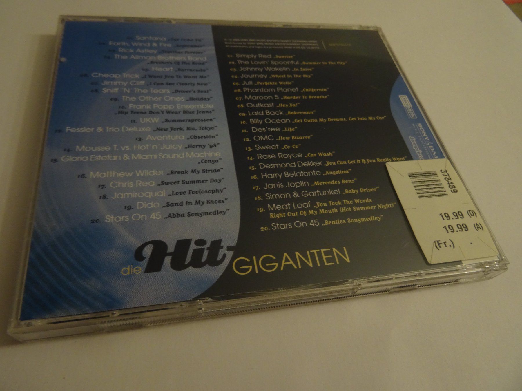 CD: Die Hit-Giganten - Cabrio Hits CD – Usato da Olten venduto da Disc-Ausverkauf 1