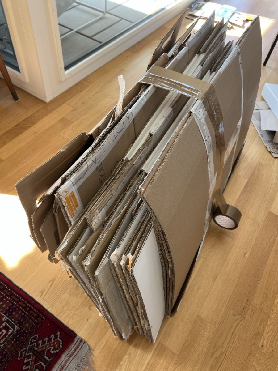 Coop Cartoni: Circa 20 Cardboard moving boxes set used & reusable – Usato da Zürich venduto da leo_hl9m