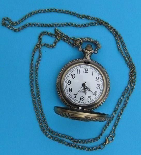 Orologi: Neue Taschenuhr Dampflok. Bronce – Nuovo e nell'imballaggio originale da St. Margarethen TG venduto da ursk10 2