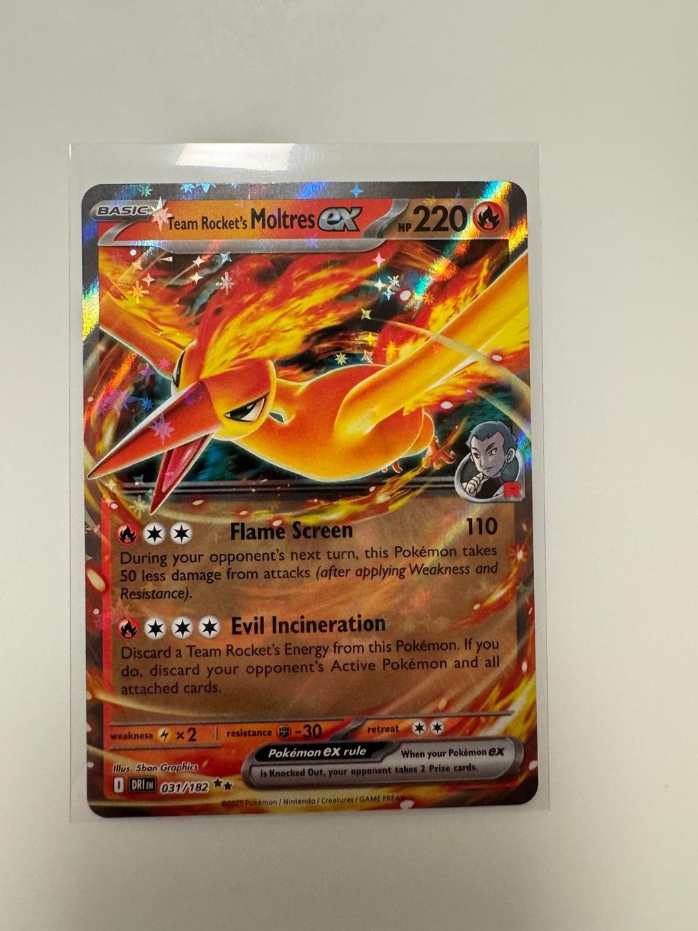 Pokémon Cartes à collectionner: Team Rocket's Moltres ex | Double Rare | DRI 031/182 | EN – D'occasion à Spreitenbach par Snacky96 1