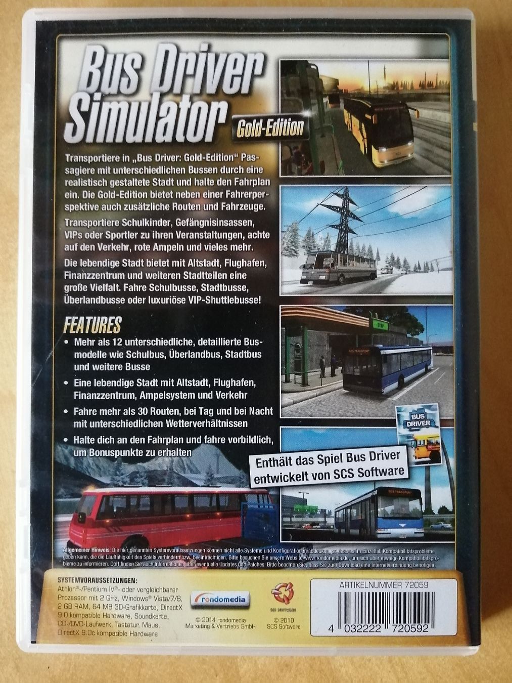 Giochi: Bus Driver Simulator Gold-Edition PC Spiel – Usato da Honau venduto da holunder3 1