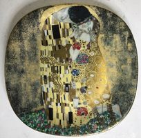 Sammelteller Gustav Klimt "der Kuss"