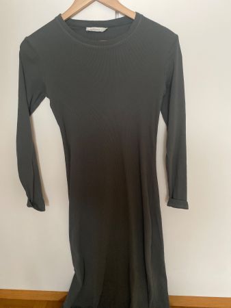 Damen Kleid Hessnatur dunkelgrün Grösse 36 guter Zustand
