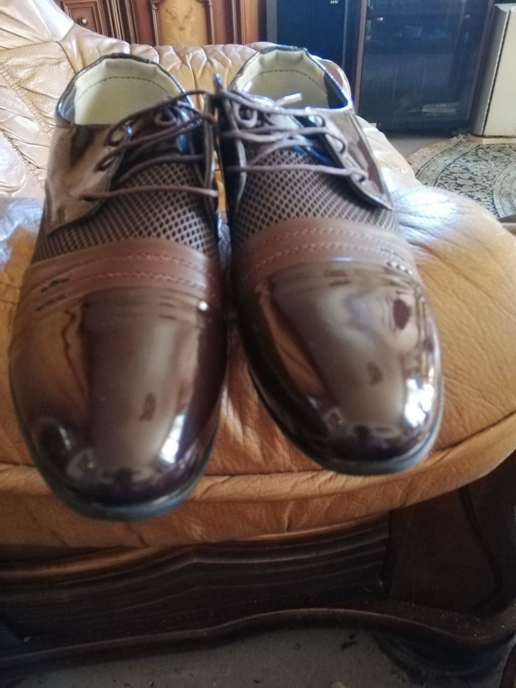 Herrenschuhe: Herren Schuhe Leder Eleganz – Neu und originalverpackt aus Stansstad von kam_5wgj
