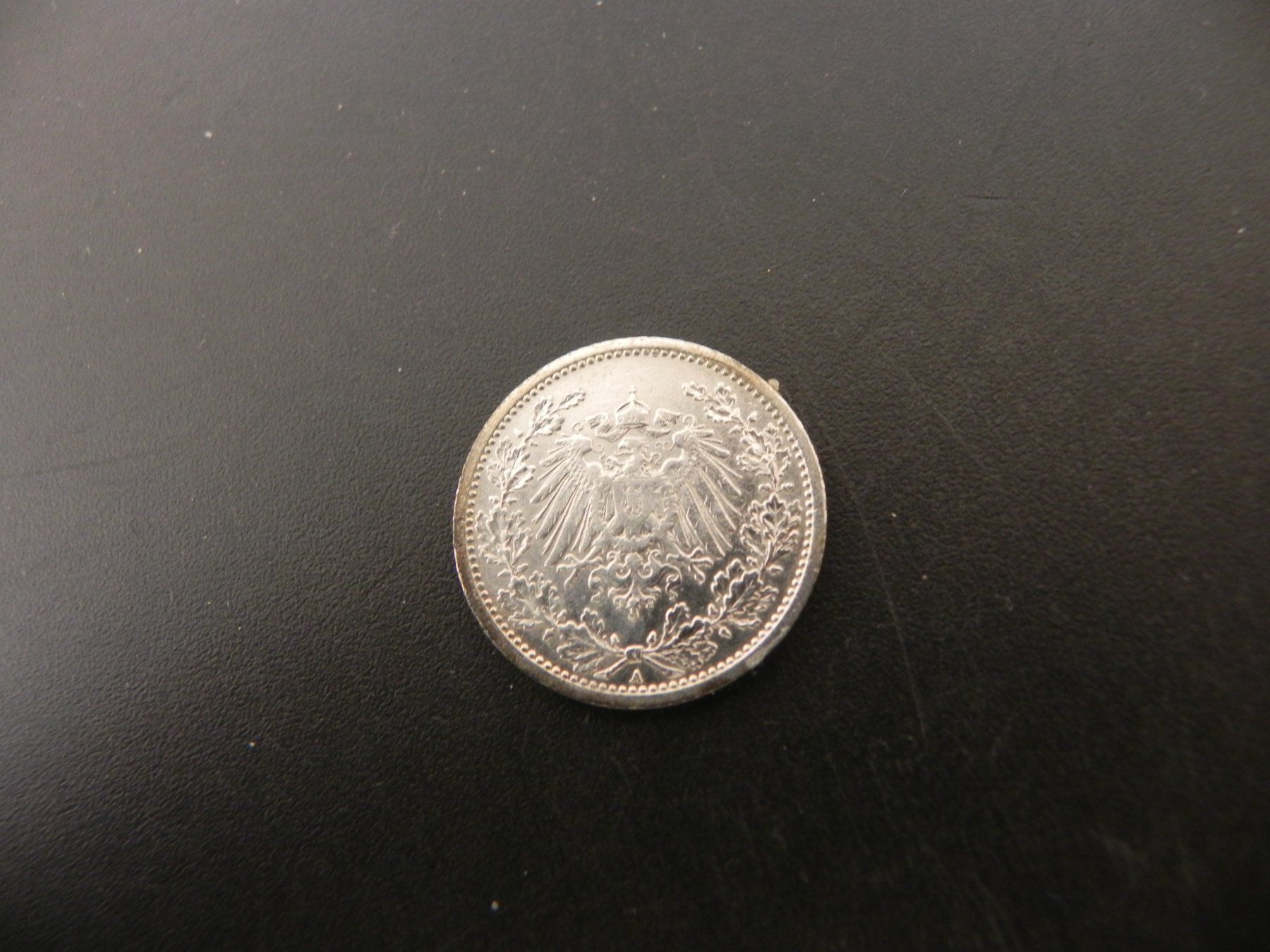 Tutti le monete: Deutschland 1/2 Mark 1914 A Silber – Usato da Biel/Bienne venduto da Gogolozi 1