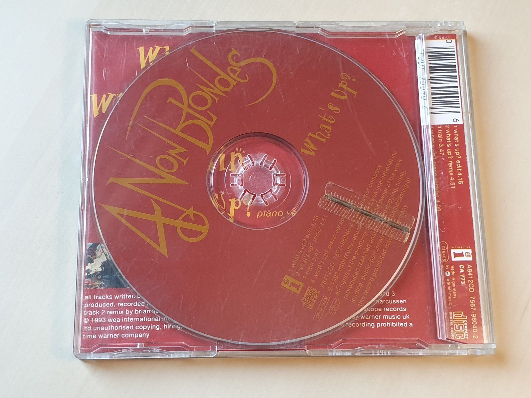 CD: 4 Non Blondes Whats up? – Usato da Stansstad venduto da collectorsshop 1