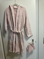Bademantel Hugo Boss rosa mit Kapuze Grösse M guter Zustand