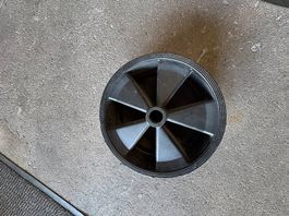 Stützrad Ersatzrad 200 x 50 mm für Wohnwagen Anhänger