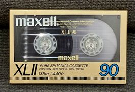 💥MAXELL"XLII 90 PURE EPITAXIAL"💥 made in Japan in 1986!