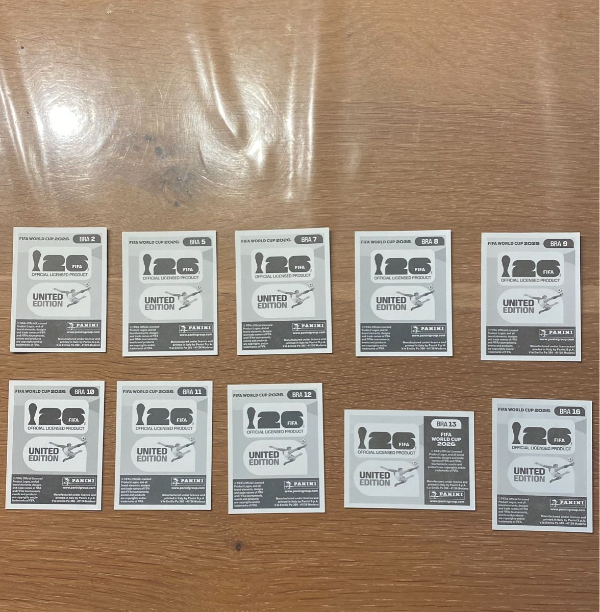 Panini Carte collezionabili: Panini Sticker - BRA 10 Stickers – Nuovo (secondo la descrizione) da Adliswil venduto da didoli 1