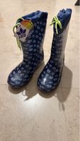 Kinder Gummistiefel Lico blau mit Muster neu