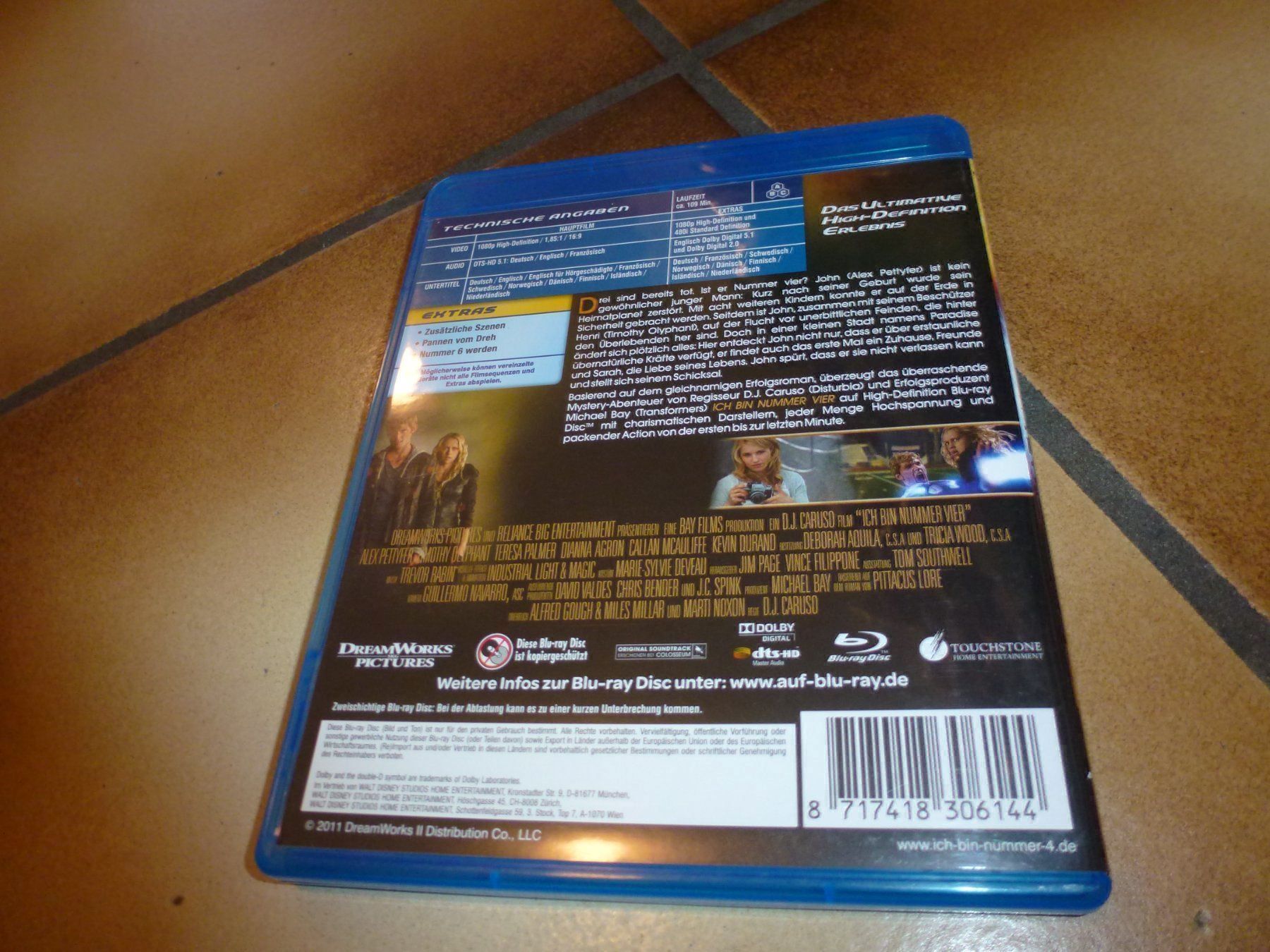 Tutti i DVDs: Ich bin Nummer Vier BLU-RAY – Usato da Olten venduto da Disc-Verkauf 2