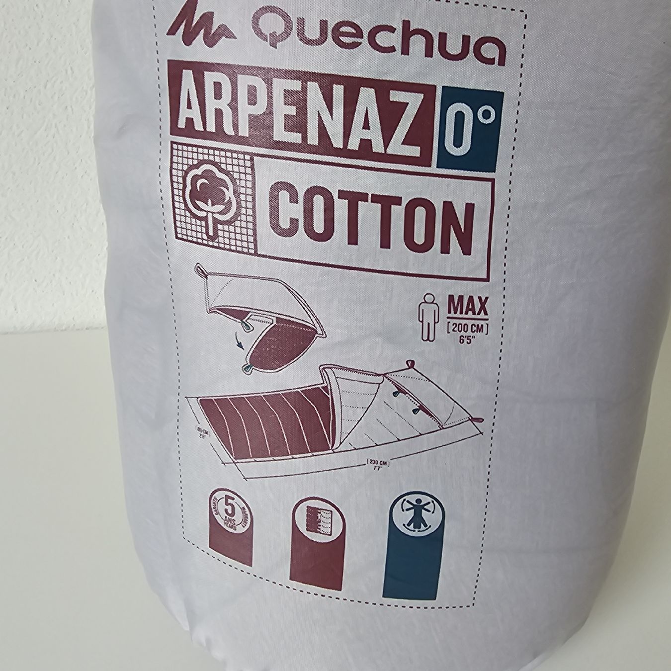Schlafsäcke: Quechua Arpenaz 0 sleeping bag cotton  – Gebraucht aus Matten b. Interl von Vanilla8 1