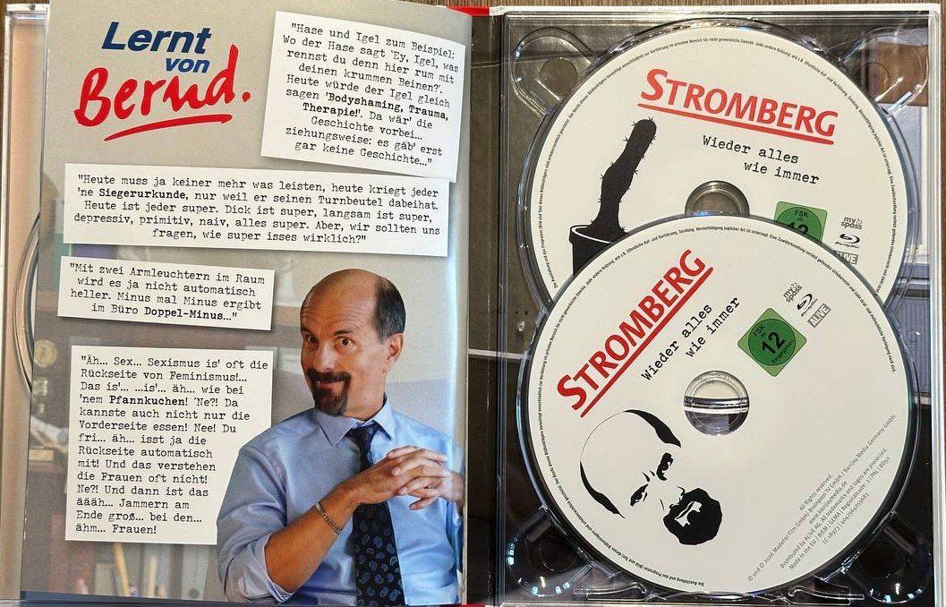 Tutti i DVDs: Stromberg Das Streng Limitierte Mediabook Blu-ray Double ... – Usato da Beringen venduto da Mantafisch1 4