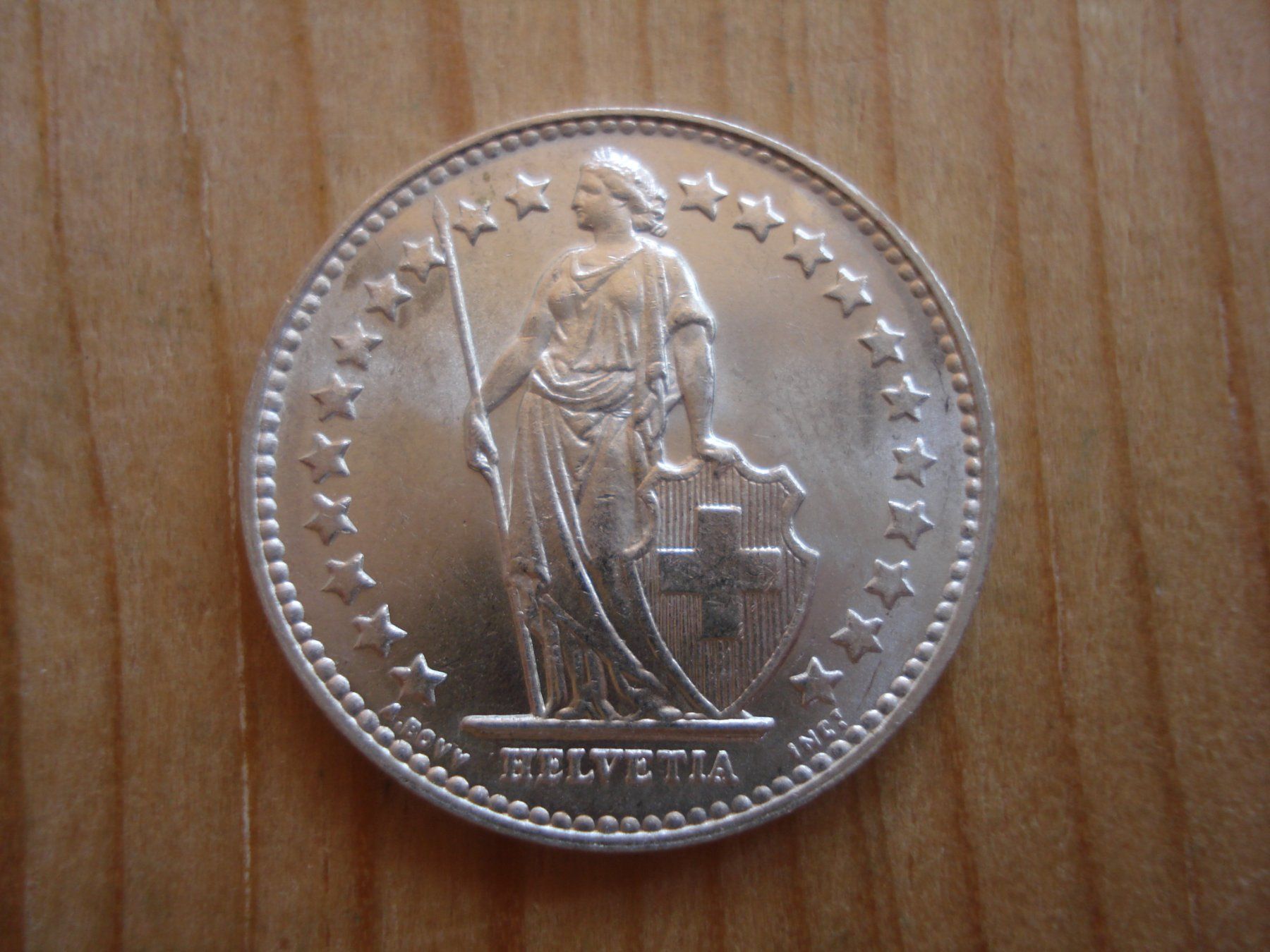 Tutti le monete: (P2) 1/2 Franken 1944 STGL – Usato da Erlach venduto da Net-Coins 1