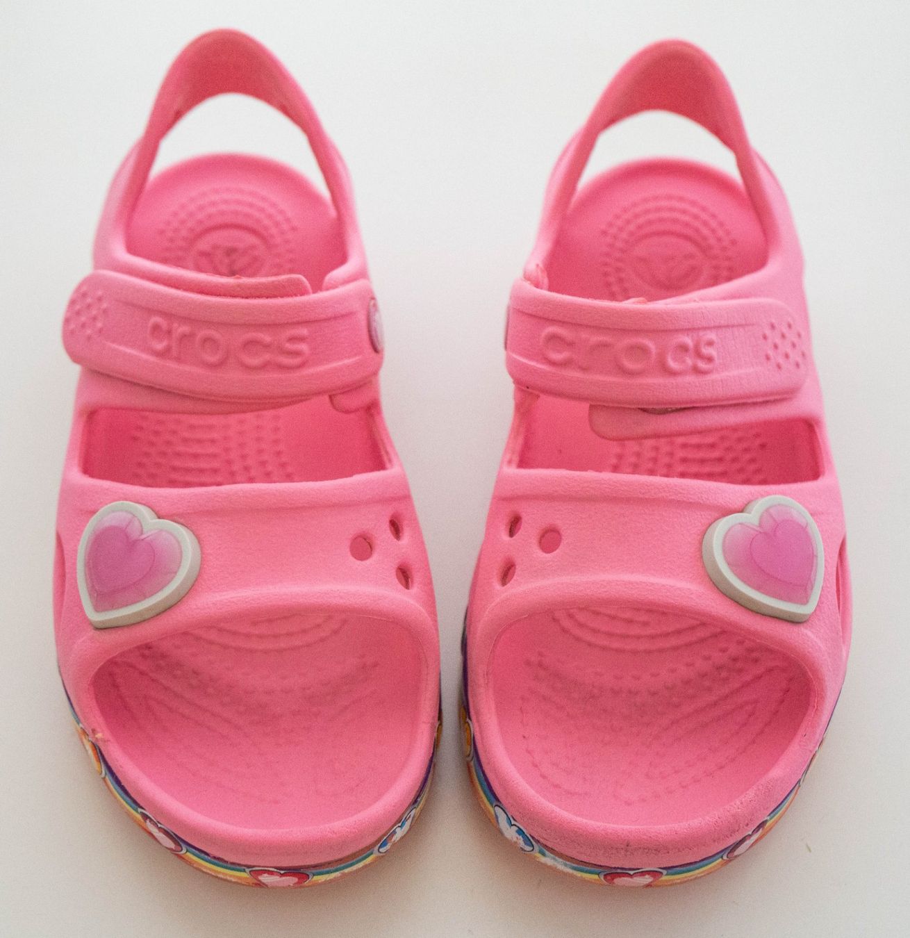 Crocs Scarpe per ragazzi: Crocs FUN RAINBOW - Pink Sandalen Gr.29/30 – Usato da Zürich venduto da sambaum 7
