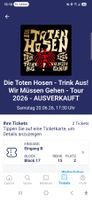 Spontan - Die Toten Hosen Sitzplatztickets