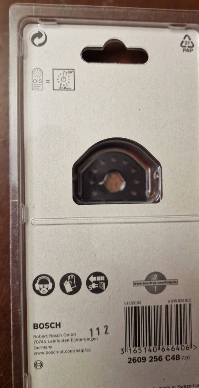 Bosch Tutti gli attrezzi: Schleiffinger Bosch carbide AIZ32RT5 3 Stk, NEU! – Nuovo (secondo la descrizione) da Zürich venduto da alplita 2