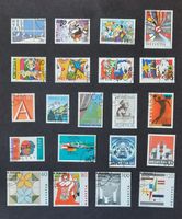4-21-1 Timbres Helvetia oblitérés. Année 1993.