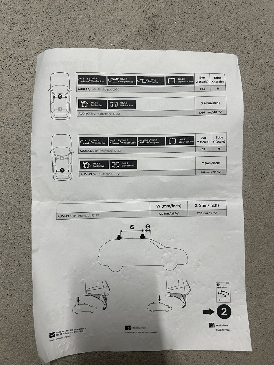 Thule Dachträger: Thule Kit 145013 Audi A3 – Gebraucht aus Mettmenstetten von tomaicg 2