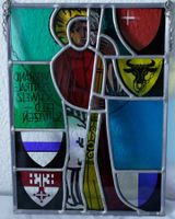 Bleiglas Schützenscheibe Zentralschweiz Wappen Fensterbild