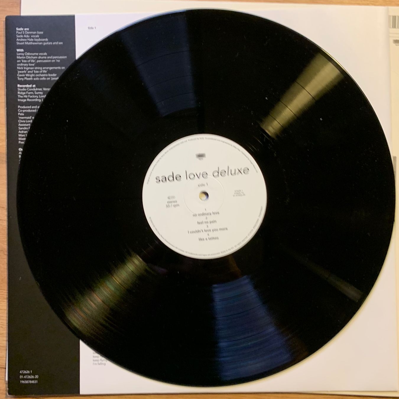 Dischi in vinile: SADE - LOVE DELUXE...RE EU 2024...EX/EX – Usato da Gals venduto da Diskopatshop 3