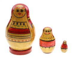 3 -teilige russische Matrjoschka - Babuschka (00109)