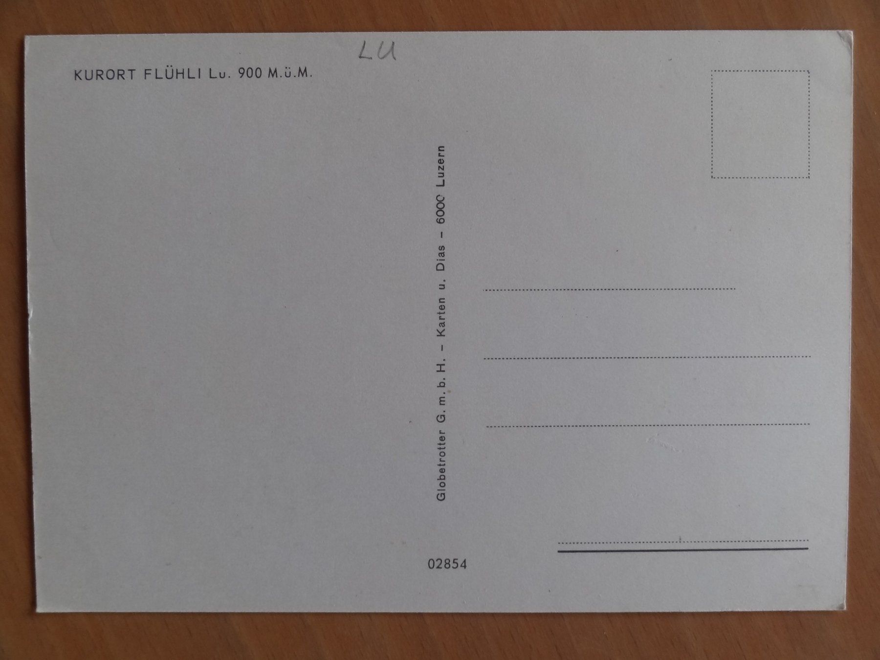 Cartoline postali: Flühli, Lucerne - Souvenir vintage – Usato da St Léonard venduto da Riglin 1