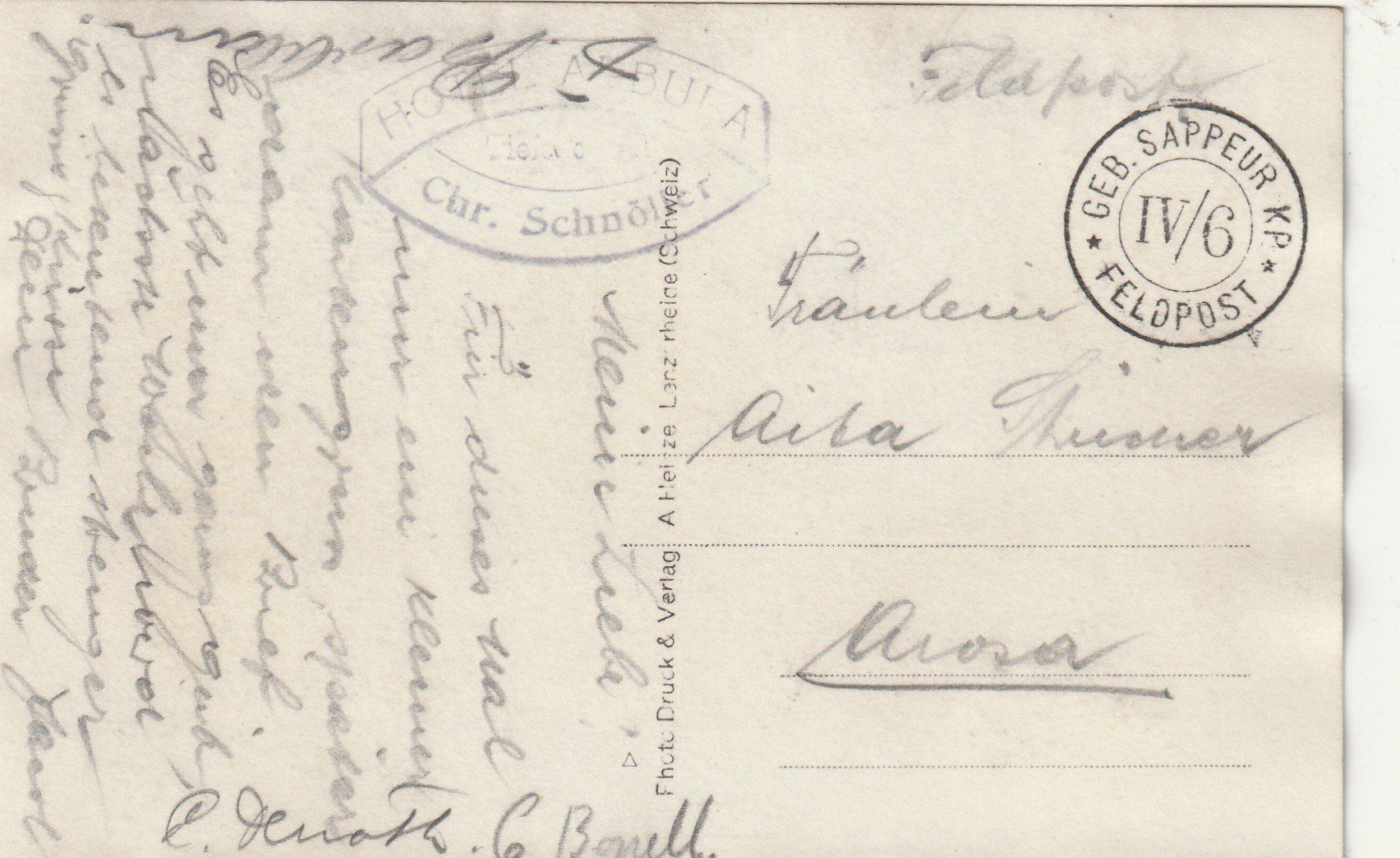 Cartoline postali: Tiefencastel Hotel Albula – Usato da Rorschacherberg venduto da fratovi2 1