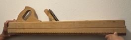 Alter Holzhobel / Langhobel (Richthobel) – Schweizer Qualitä