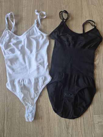 Form-gebendes Body-Set, Gr.S weiss & schwarz, NEU!
