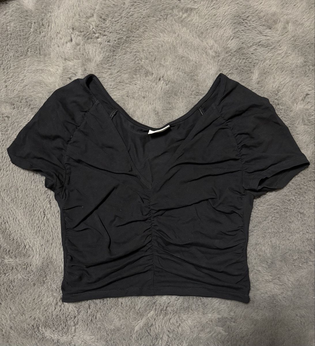 Top: Noisy May Cropped Top, Black, Size S – Nuovo (secondo la descrizione) da Wichtrach venduto da Re_Fit