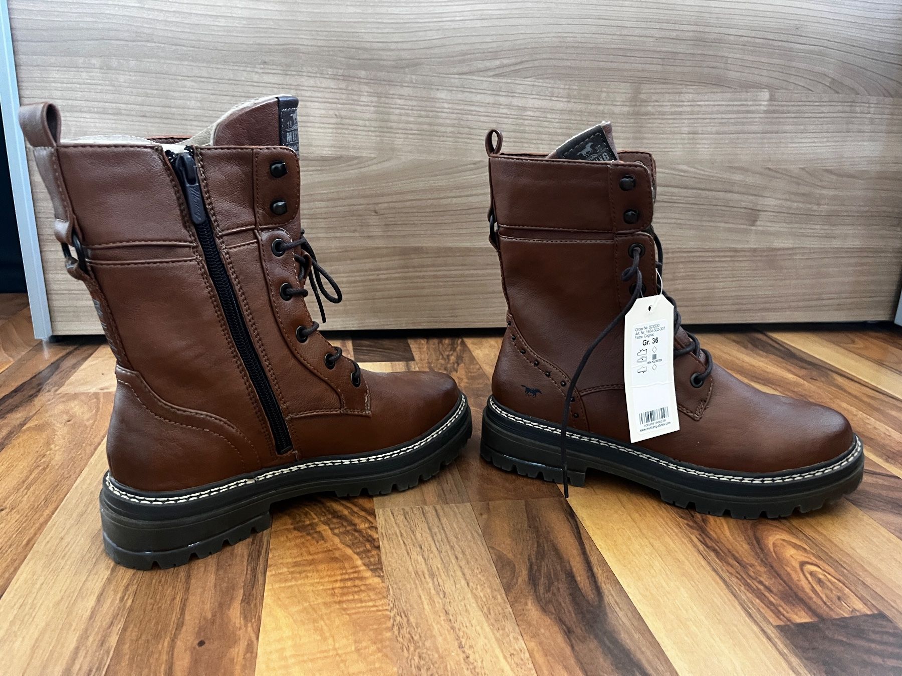 Mustang Scarpe da donna: Mustang Stiefel True Denim – Nuovo e nell'imballaggio originale da Heitenried venduto da Brutus2003 1
