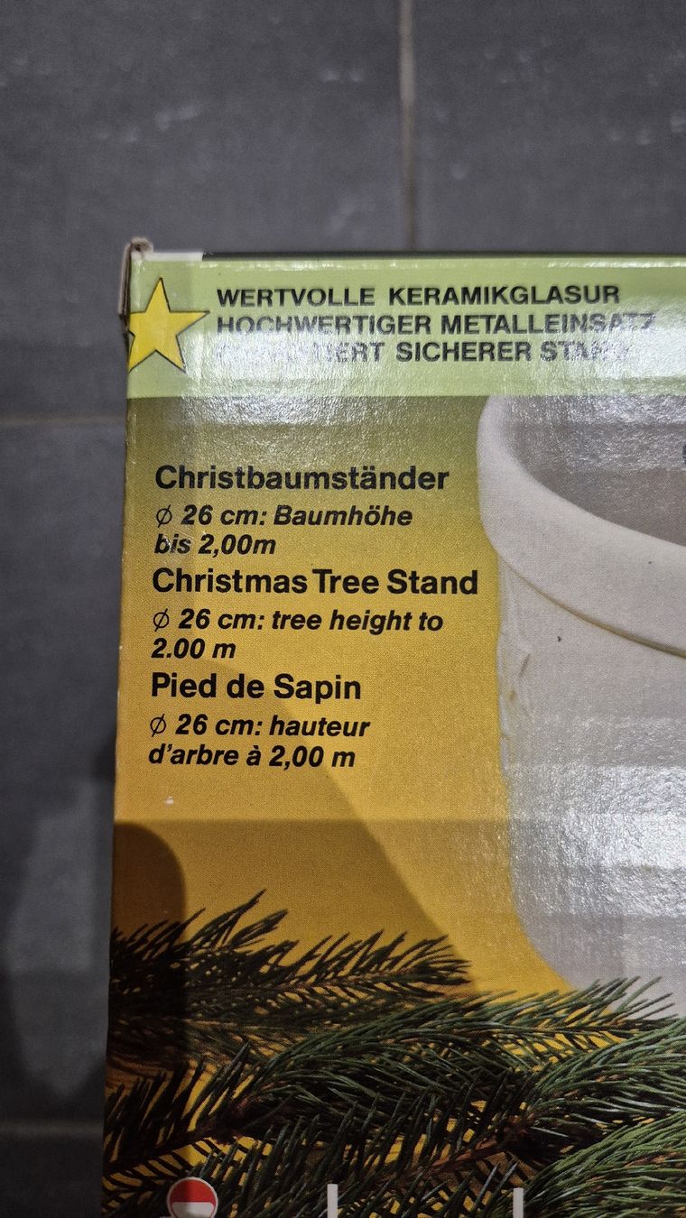 Pieds de sapin de Noël: Christbaumständer / Baumständer – D'occasion à Flaach par san_k8qy 2