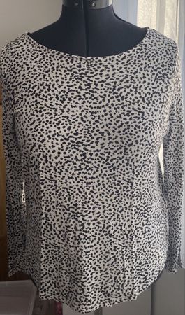 Damen Pullover Schwarz Weiss Grösse L
