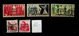 SUISSE SERVICES TIMBRES OBLITÉRÉS SDN SBK 80.00 /U715