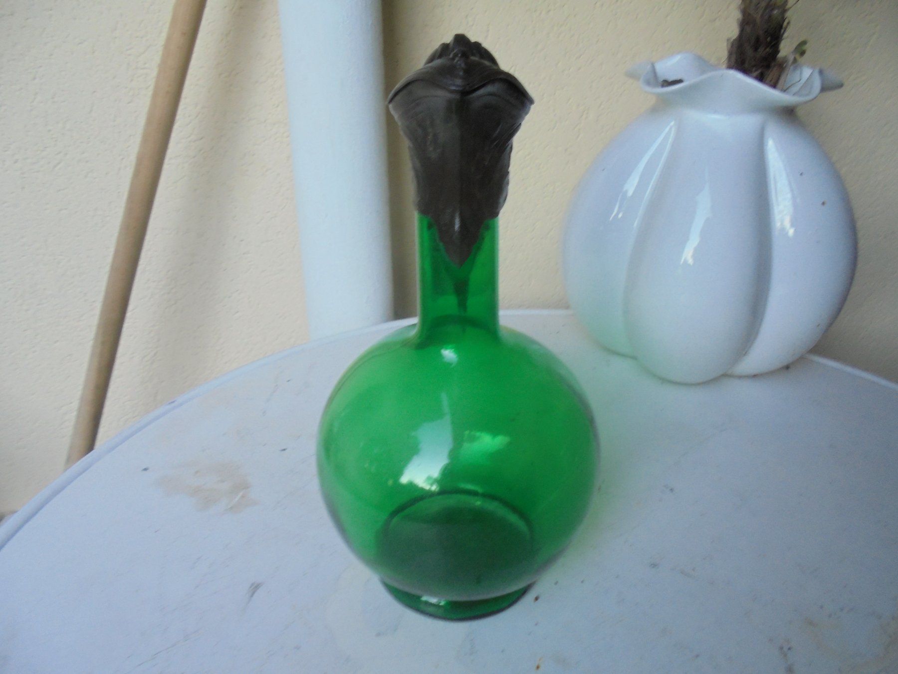 Caraffe: Antike Weinkaraffe, ca. 1930-40 – Usato da Camorino venduto da Hunpete 3