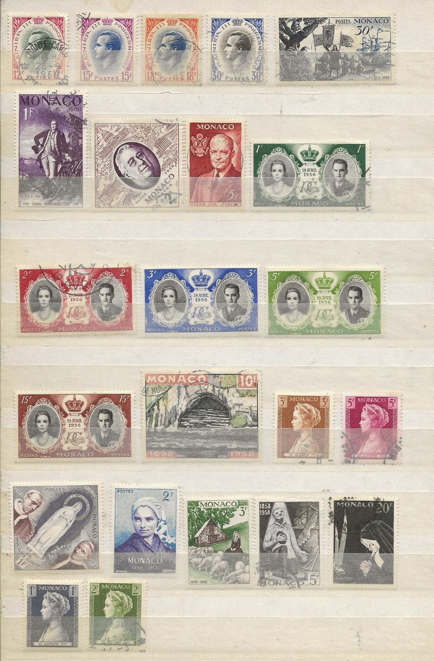 Tutti i francobolli: Lot Monaco 1950 ... – Usato da Sion venduto da PierreP01 1
