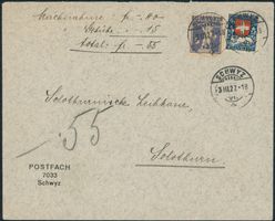 1926 - Pro Juventute - Nachnahme Brief - MiF - Tellknabe