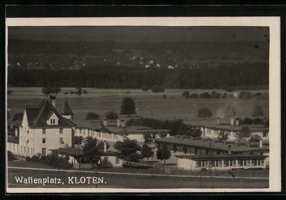 Cartoline postali: AK Kloten, Waffenplatz – Usato da Berlin venduto da bartko-reher